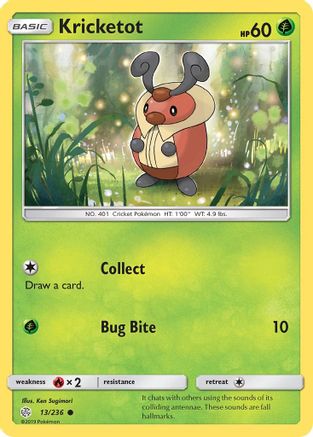 Kricketot 013/236 SM Cosmic Eclipse - Common