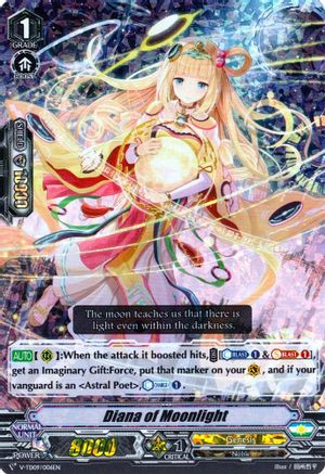 Diana of Moonlight (RRR Foil) (V-TD09/006EN) - V-TD09: Shinemon Nitta