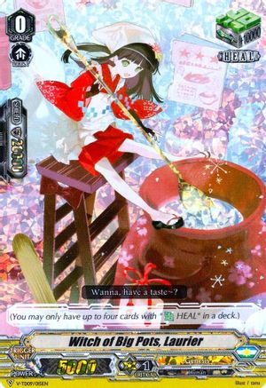 Witch of Big Pots, Laurier (RRR Foil) (V-TD09/015EN) - V-TD09: Shinemon Nitta