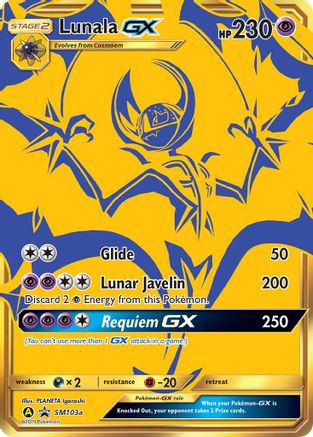 Lunala GX SM103a - Holofoil SM Promos - Promo