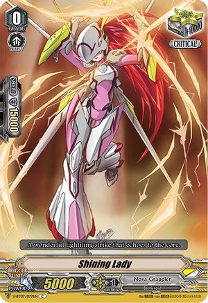 Shining Lady (V-BT07/077EN) - V-BT07: Infinideity Cradle