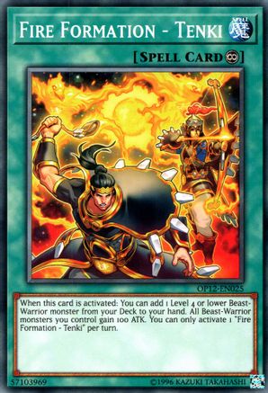Fire Formation - Tenki (OP12-EN025) - OTS Tournament Pack 12 Unlimited