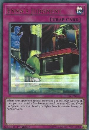 Enma's Judgment (DUOV-EN042) - Duel Overload 1st Edition