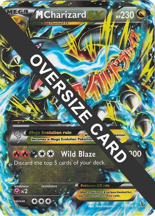 M Charizard EX 069/106 - Holofoil Jumbo Cards - Promo