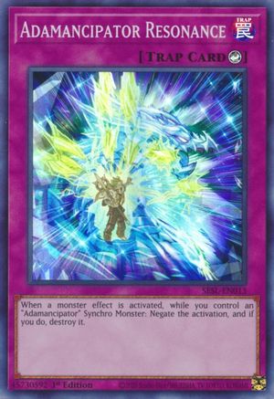 Adamancipator Resonance (SESL-EN013) - Secret Slayers 1st Edition