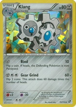 Klang 075/114 - Reverse Holofoil Blister Exclusives - Promo