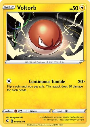 Voltorb 056/192 SWSH02 Rebel Clash - Common