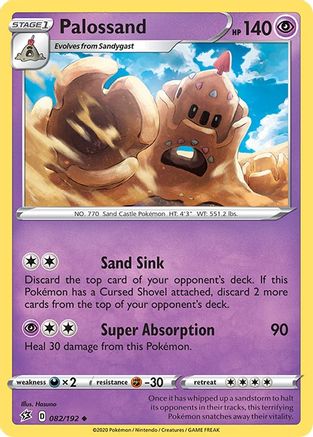 Palossand 082/192 SWSH02 Rebel Clash - Uncommon