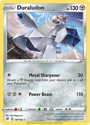 Duraludon 138/192 - Holofoil SWSH02 Rebel Clash - Holo Rare
