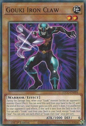 Gouki Iron Claw (ETCO-EN004) - Eternity Code 1st Edition