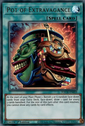 Pot of Extravagance (TOCH-EN059) - Toon Chaos 1st Edition