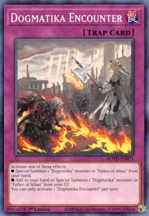 Dogmatika Encounter (ROTD-EN071) - Rise of the Duelist 1st Edition