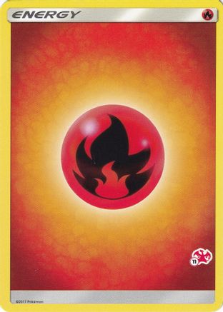 Fire Energy (#11 Charizard Stamped) Battle Academy - Promo