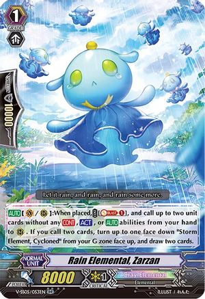 Rain Elemental, Zarzan (V-SS05/053EN) - V-SS05: Premium Collection 2020