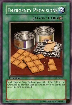 Emergency Provisions (LOD-033) - Legacy of Darkness 1st Edition