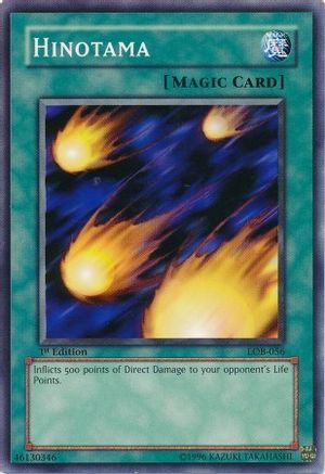Hinotama (LOB-056) - The Legend of Blue Eyes White Dragon 1st Edition
