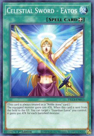 Celestial Sword - Eatos (DLCS-EN013) - Dragons of Legend: The Complete Series 1st Edition