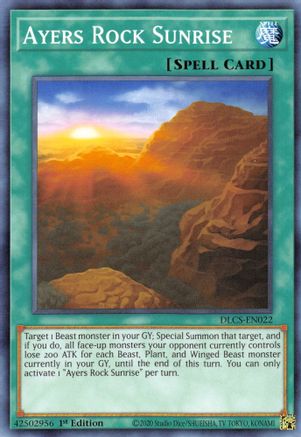 Ayers Rock Sunrise (DLCS-EN022) - Dragons of Legend: The Complete Series 1st Edition