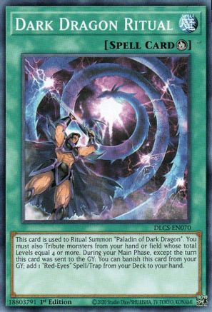 Dark Dragon Ritual (DLCS-EN070) - Dragons of Legend: The Complete Series 1st Edition