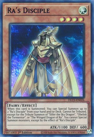 Ra's Disciple (Blue) (DLCS-EN026) - Dragons of Legend: The Complete Series 1st Edition