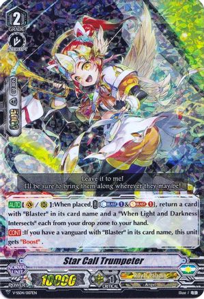 Star Call Trumpeter (RRR Foil) (V-SS04/007EN) - V-SS04: Majesty Lord Blaster