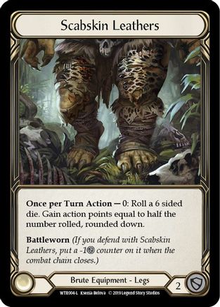 Scabskin Leathers (WTR004) - Welcome to Rathe 1st Edition Cold Foil