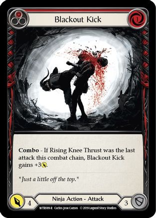 Blackout Kick (Red) (WTR089) - Welcome to Rathe Unlimited Edition