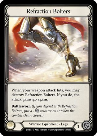 Refraction Bolters (WTR117) - Welcome to Rathe Unlimited Edition Rainbow Foil