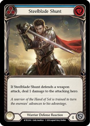 Steelblade Shunt (Blue) (WTR128) - Welcome to Rathe 1st Edition