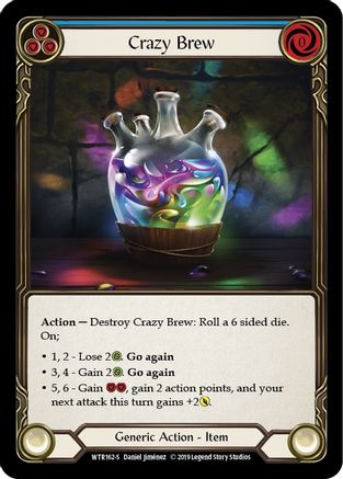 Crazy Brew (WTR162) - Welcome to Rathe 1st Edition Rainbow Foil