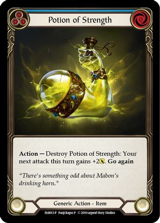 Potion of Strength - FAB013 (FAB013) - Flesh and Blood: Promo Cards 1st Edition Cold Foil