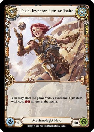Dash, Inventor Extraordinaire - HER009 (HER009) - Flesh and Blood: Promo Cards 1st Edition Cold Foil