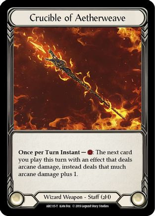 Crucible of Aetherweave // Death Dealer (ARC115) - Arcane Rising 1st Edition