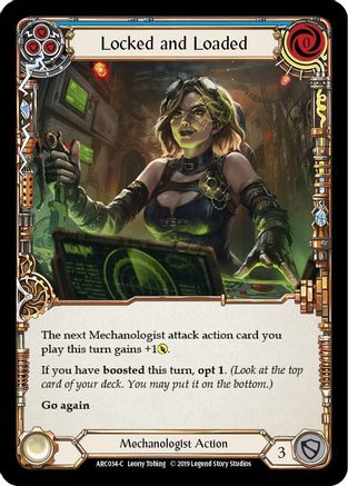 Locked and Loaded (Blue) (ARC034) - Arcane Rising 1st Edition