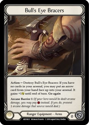 Bull's Eye Bracers (ARC042) - Arcane Rising 1st Edition