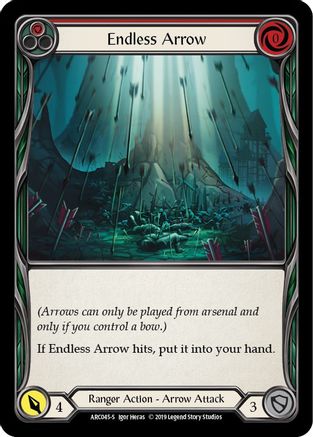 Endless Arrow (ARC045) - Arcane Rising 1st Edition Rainbow Foil