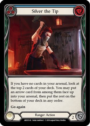 Silver the Tip (Blue) (ARC053) - Arcane Rising Unlimited Edition