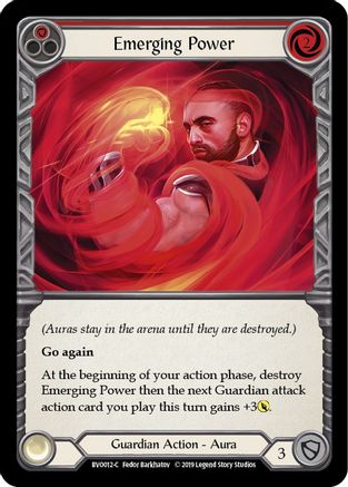 Emerging Power (Red) (BVO012) - Hero Deck: Bravo 1st Edition