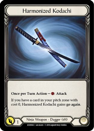 Harmonized Kodachi (Reverse) (KSU004) - Hero Deck: Katsu 1st Edition