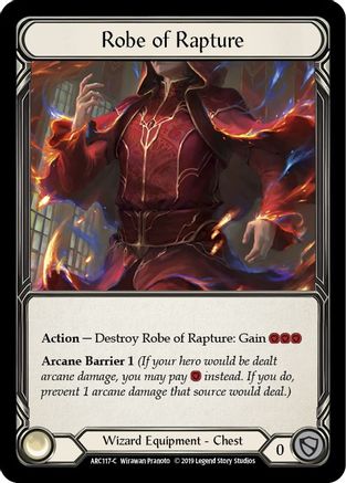 Robe of Rapture (ARC117) - Arcane Rising Unlimited Edition Rainbow Foil