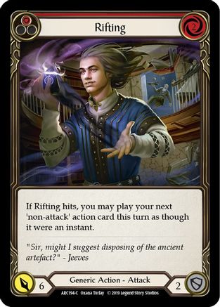Rifting (Red) (ARC194) - Arcane Rising Unlimited Edition Rainbow Foil
