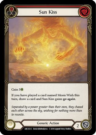Sun Kiss (Red) (ARC212) - Arcane Rising 1st Edition Rainbow Foil