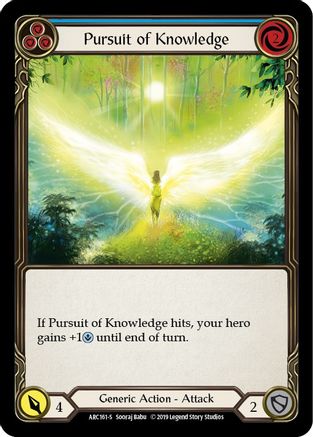 Pursuit of Knowledge (ARC161) - Arcane Rising 1st Edition