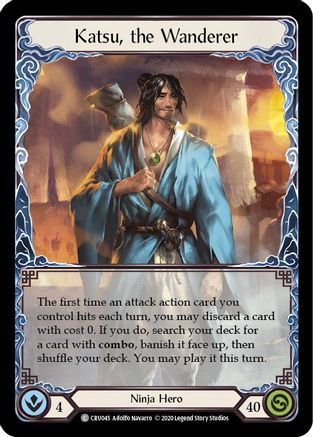 Katsu, the Wanderer (CRU045) - Crucible of War 1st Edition
