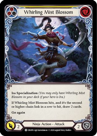 Whirling Mist Blossom (CRU074) - Crucible of War 1st Edition