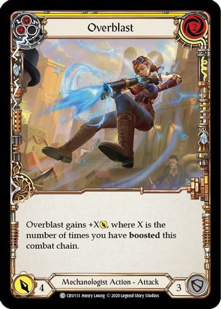 Overblast (Yellow) (CRU113) - Crucible of War Unlimited Edition