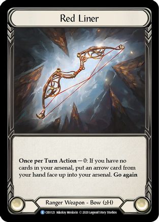 Red Liner (CRU121) - Crucible of War Unlimited Edition Rainbow Foil