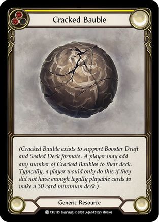 Cracked Bauble (CRU195) - Crucible of War Unlimited Edition Rainbow Foil