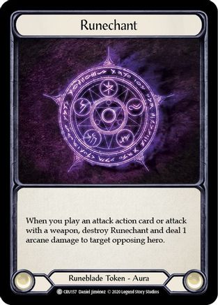 Runechant (CRU157) - Crucible of War Unlimited Edition Rainbow Foil