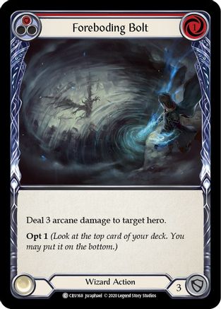 Foreboding Bolt (Red) (CRU168) - Crucible of War Unlimited Edition Rainbow Foil